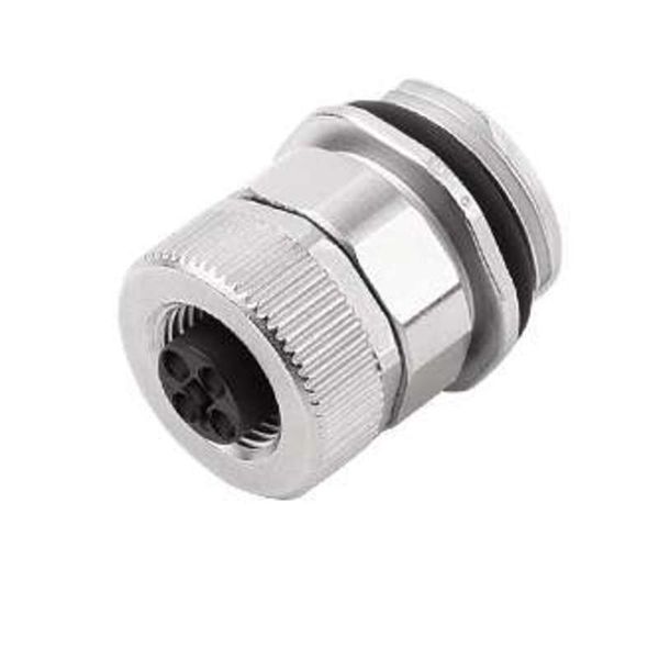 Sensor-actuator adaptor, Number of poles: 4, Coding: T, M12, 60 V image 1