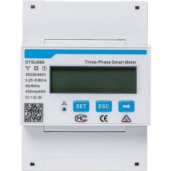 SUNGROW | Three Phase Smart Energy Meter 80A Inverter | DTSU666 image 1