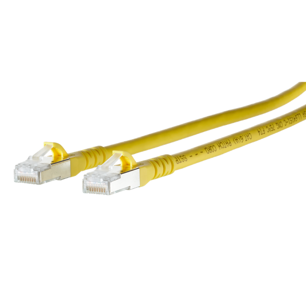 Patch cord Cat.6A AWG 26 0.2 m yellow image 3