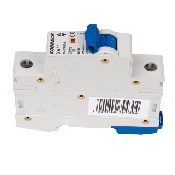 Miniature Circuit Breaker (MCB) AMPARO 10kA, B 6A, 1-pole image 3