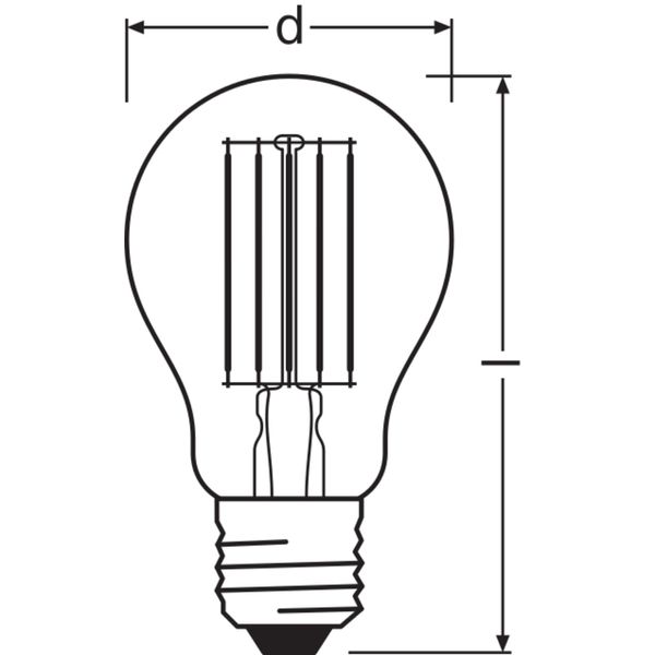 Led Lamp LEDVANCE Superior Classic LED E27 Pear Filament Clear 11W 1521lm - 940 Cool White image 9