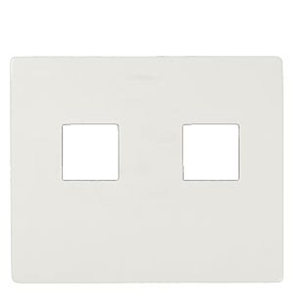 IRIS Cover plate for Telephone socket  5TG5536-0WH image 1