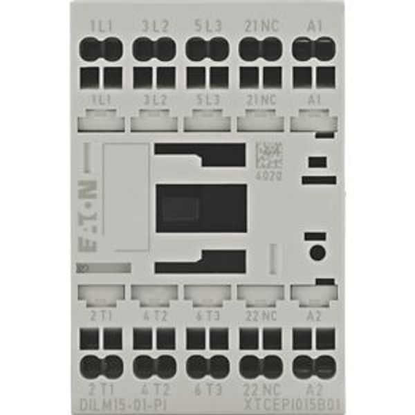 Contactor, 3 pole, 380 V 400 V 7.5 kW, 1 NC, 230 V 50/60 Hz, AC operation, Push in terminals image 4