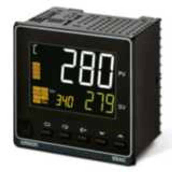 Temp. controller, PRO,1/4 DIN (96x96mm),1 x Valve OUT + Pot.,4 AUX,24V image 3