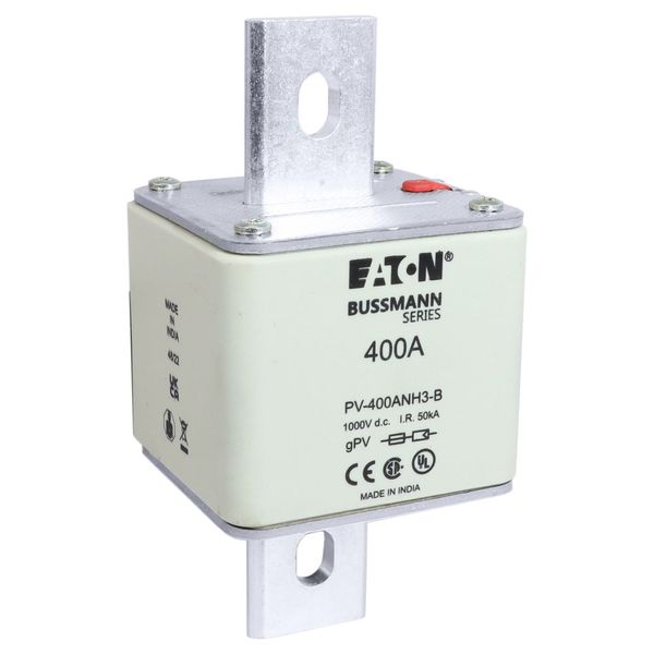 FUSE 400A 1000V DC PV SIZE 3 BOLTED TAG image 32