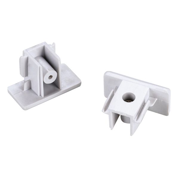 End caps for 1-phase high-voltage track, 2pcs., white image 1