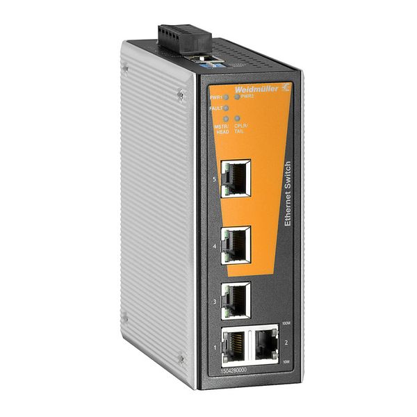 Network switch (managed), managed, Fast Ethernet, Number of ports: 5x  image 1