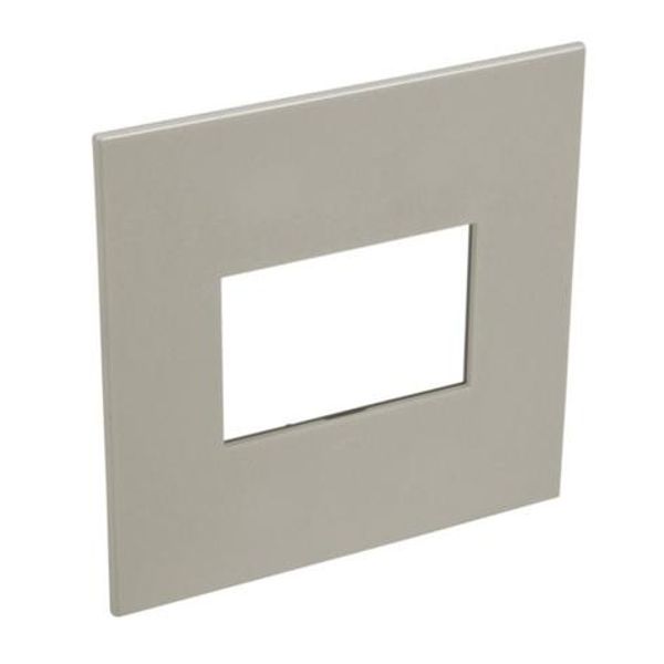 American and South African standard plate Arteor square version 3 modules for 4'' x 4'' box - champagne image 1