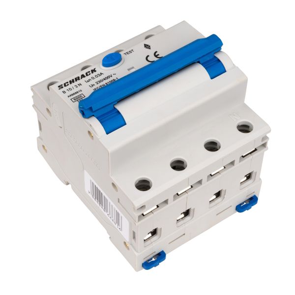 Combined MCB/RCD (RCBO) 3+N, AMPARO 6kA, B 10A, 30mA, Typ A image 3