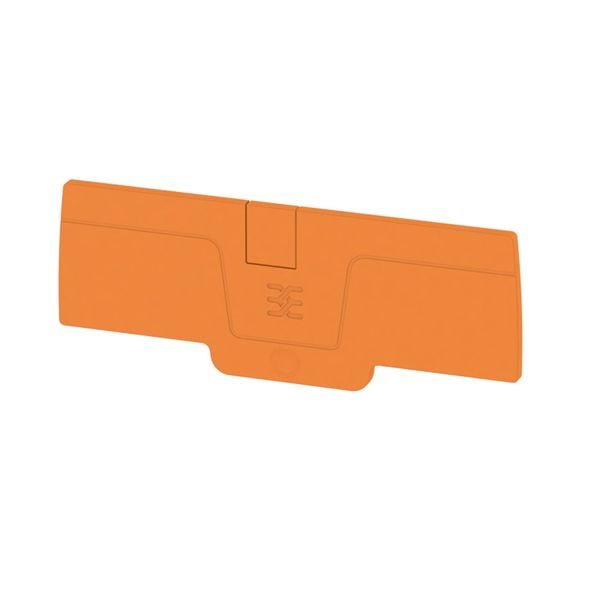 End plate (terminals), 85.8 mm x 2.1 mm, orange image 1