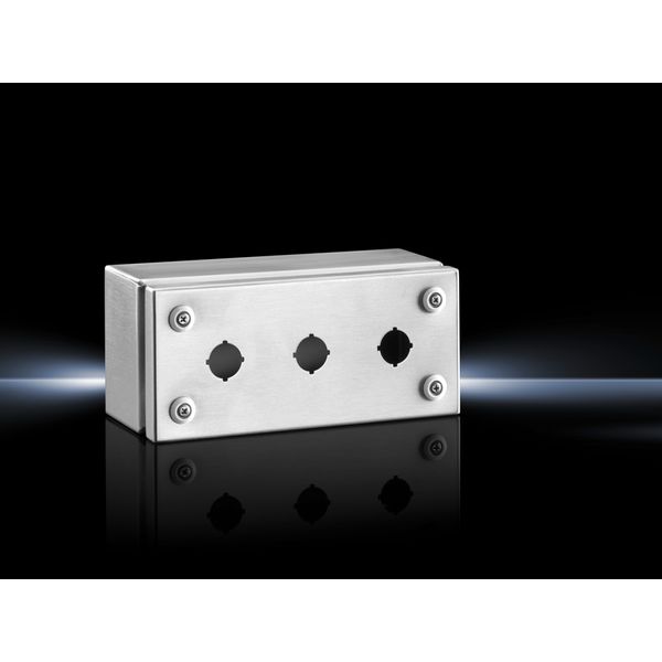 SM Switch housing, WHD: 220x100x90 mm, Stainless steel 1.4301 image 1