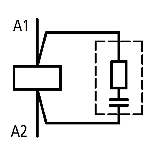 RC-suppressor for contactors size 1, 110-240VAC image 2