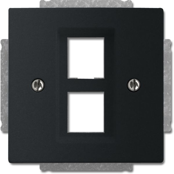 2561-02-885 CoverPlates (partly incl. Insert) future®, Busch-axcent®, carat® black matt image 1