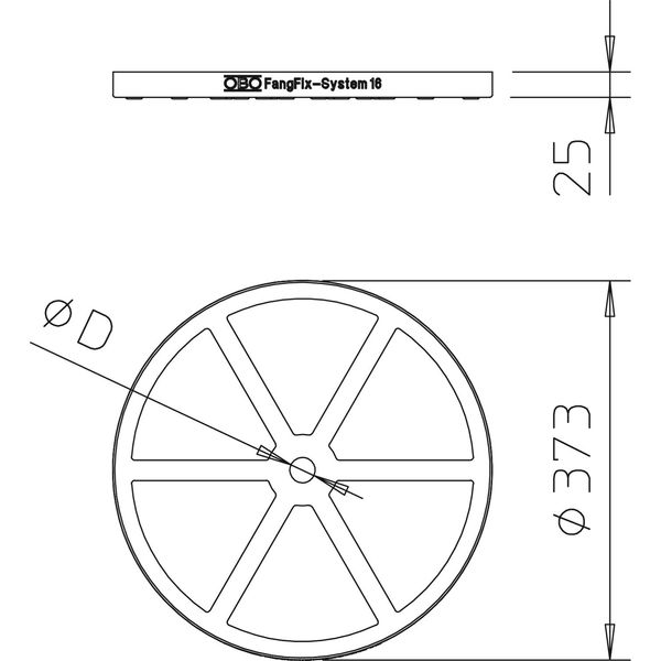 F-FIX-B16 3B Basic system without anchor for FangFix 16kg image 2