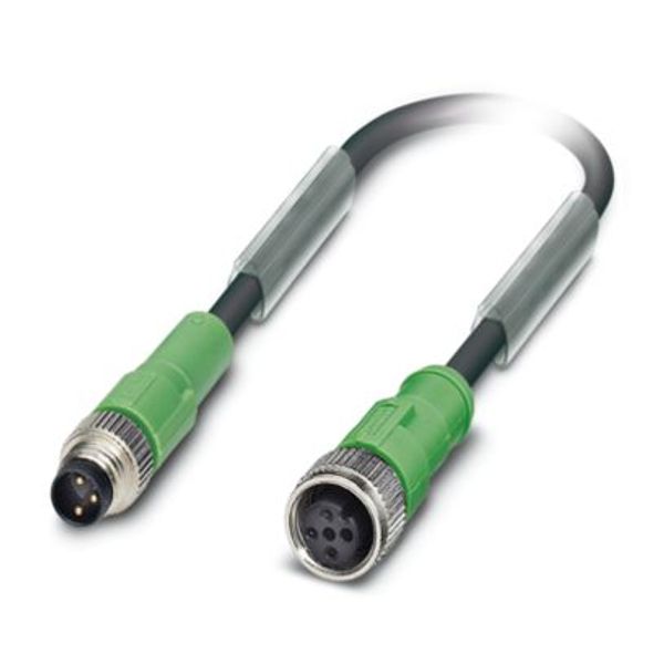 SAC-3P-M8MS/2,0-PUR/M12FS 4X2 - Sensor/actuator cable image 1