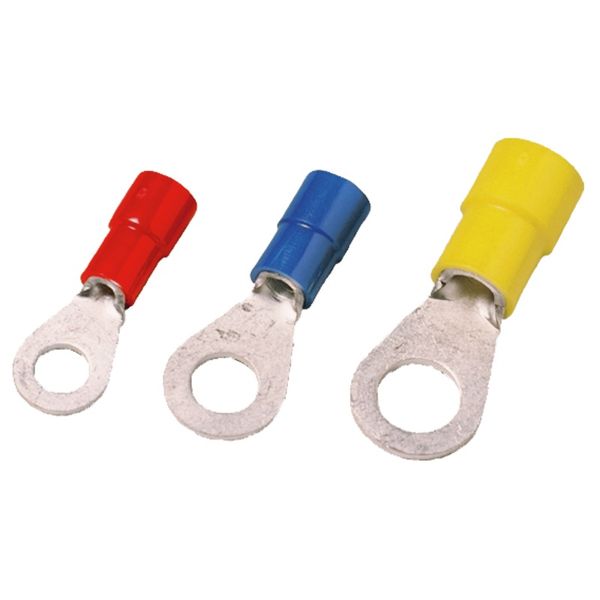 Crimp cable lug for CU-conductor, M10, 6 mm², 4 mm² - 6 mm², Insulatio image 2