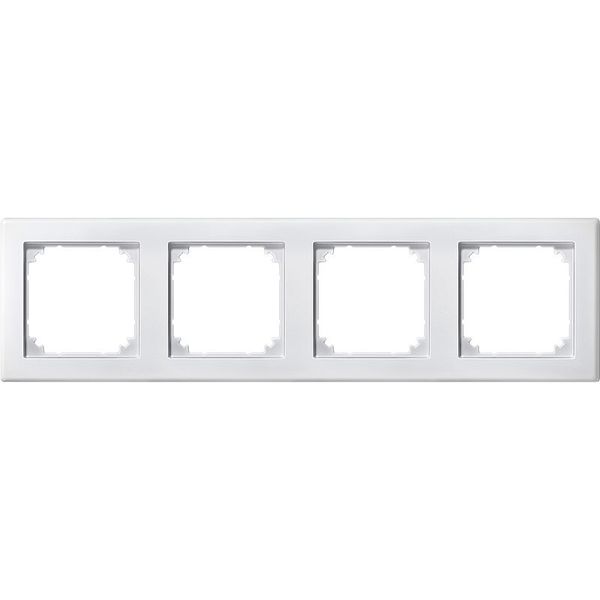 M-SMART frame, 4-fold, polar white image 1