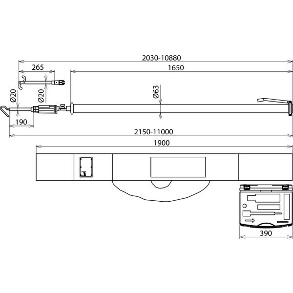 PHE III voltage detector kit 20kV 50Hz cat.  L  f. overhead lines image 2