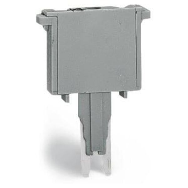 280-801/281-940 Component plug; 2-pole; with 1K74 resistor; 5 mm wide; gray image 1