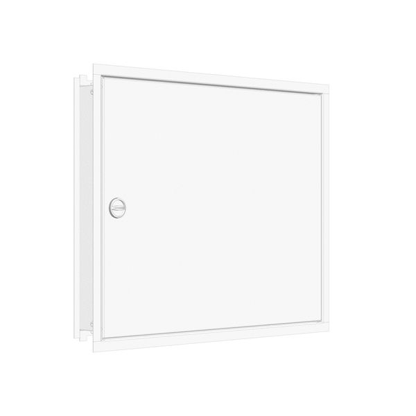 Flush-mounted frame flat + door 3-12, 3-part system, 100mm image 1