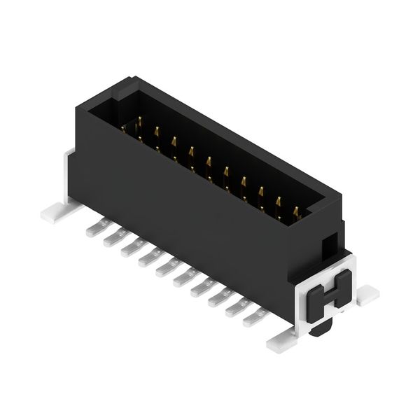 PCB plug-in connector (board connection), 1.27 mm, Number of poles: 20 image 2