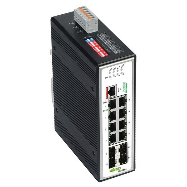 Industrial Managed Switch 8 Ports 1000Base-T 4-Slot 1000BASE-SX/LX bla image 1