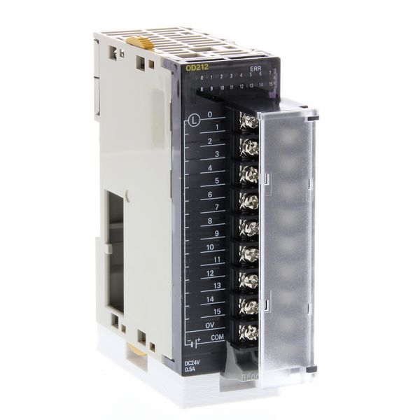Digital output unit, 16 x transistor outputs, PNP, 0.5 A, 24 VDC, load image 1