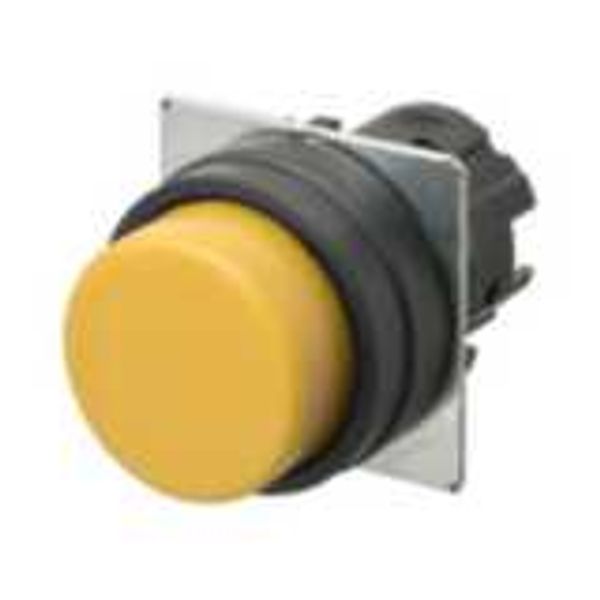 Pushbutton A22NZ Ø22, bezel plastic, PROJECTED, MOMENTARY, CAP COLOR O image 1