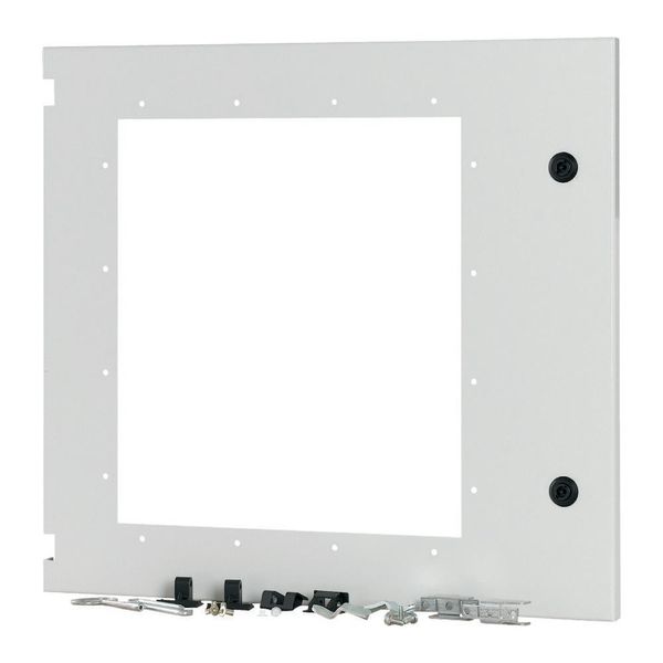 Front door for IZMX40, withdrawable, HxW=550x800mm, IP55, grey image 5