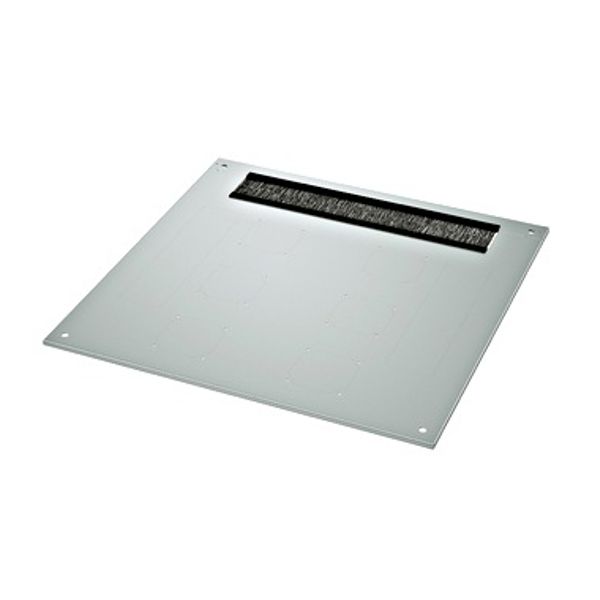 IS-1 top cover punched 80x80 RAL7035 lightgrey image 1