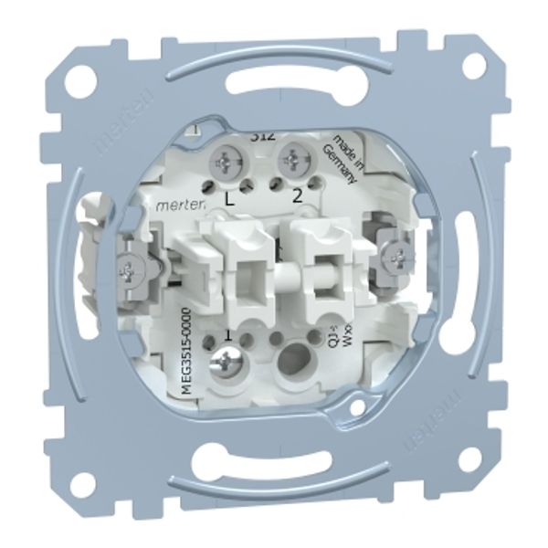 Series Switch Insert, 1-pole, 16 AX, AC 250 V, Screw Lift Terminals image 1