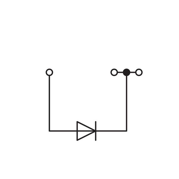 Component terminal block 3-conductor with diode 1N4007 gray image 4