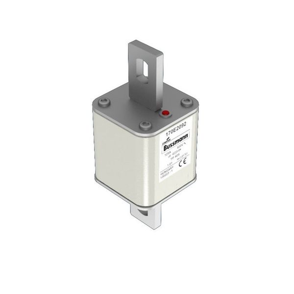 Fuse-link, high speed, 125 A, AC 500 V, 55 x 55 x 140 mm, aR, IEC, with indicator image 6