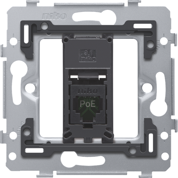 1 RJ45 connection UTP Cat. 5E, PoE++ ready, flat model, incl. base 71 image 1