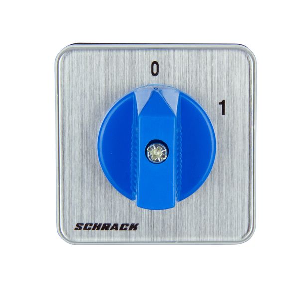 On-OFF Switch, 3 pole, 20A, for panel mounting, 0-1 image 2