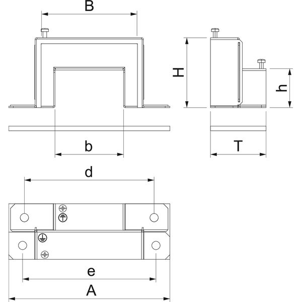 BSKM-RE 0711 RW Reducer for wall and ceiling mounting 70x110 image 2