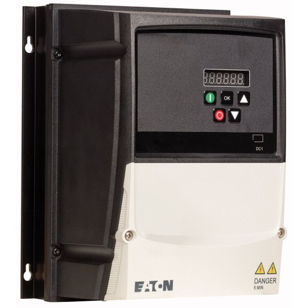 Variable frequency drive, 230 V AC, 1-phase, 7 A, 1.5 kW, IP66/NEMA 4X, Radio interference suppression filter, Brake chopper, 7-digital display assemb image 4