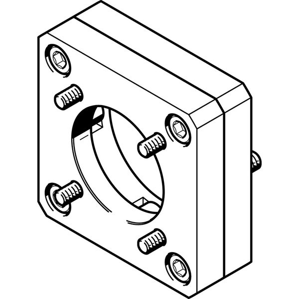 EAMF-A-64A/B-60G/H Motor flange image 1