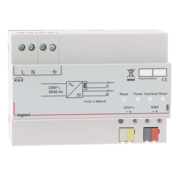 KNX POWER SUPLLY DIN 640MA image 1
