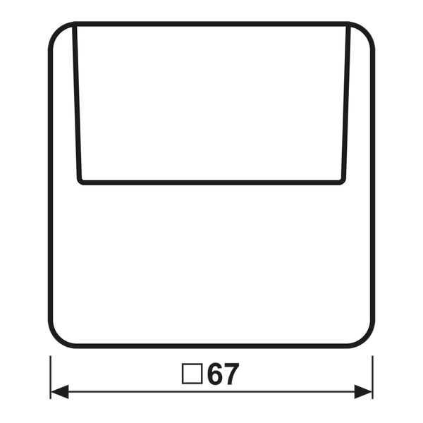 Key card holder with centre plate CD590CARDPT-L image 4