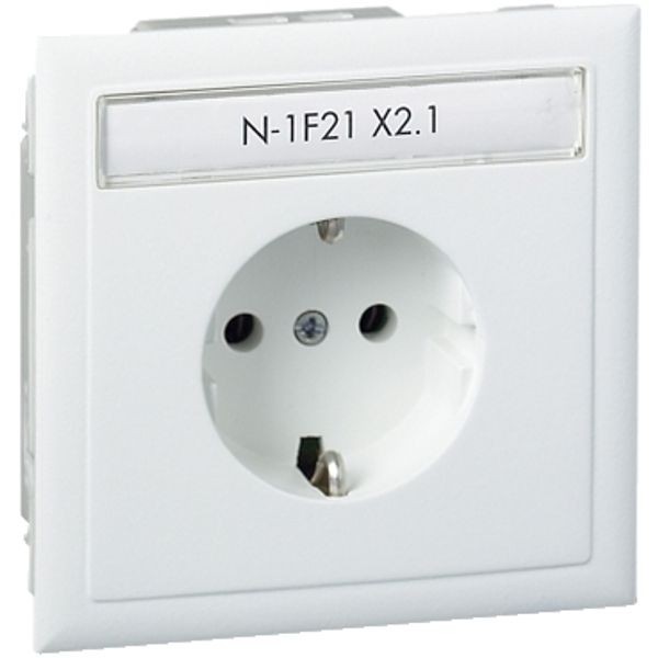 Thorsman - CYB-PS - socket outlet - single - 90° - white NCS image 3