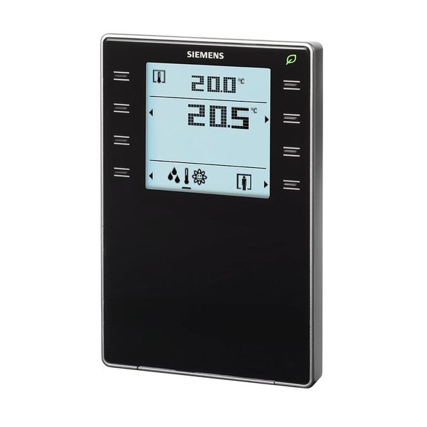 Control unit with Display and temperature sensor, black image 1