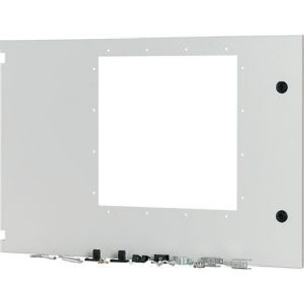 Front door for IZMX40, fixed, HxW=550x800mm, IP55, grey image 4