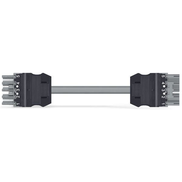pre-assembled connecting cable Eca Socket/open-ended black image 4