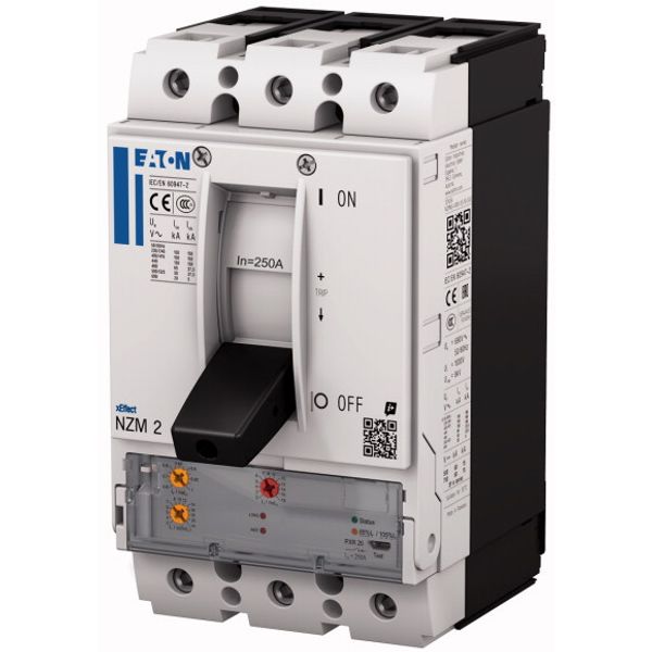 NZM2 PXR20 circuit breaker, 140A, 3p, box terminal, UL/CSA image 2