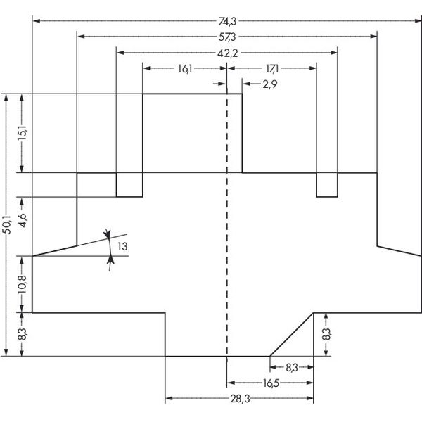 Universal modular component plug housing as rail-mounted terminal bloc image 3