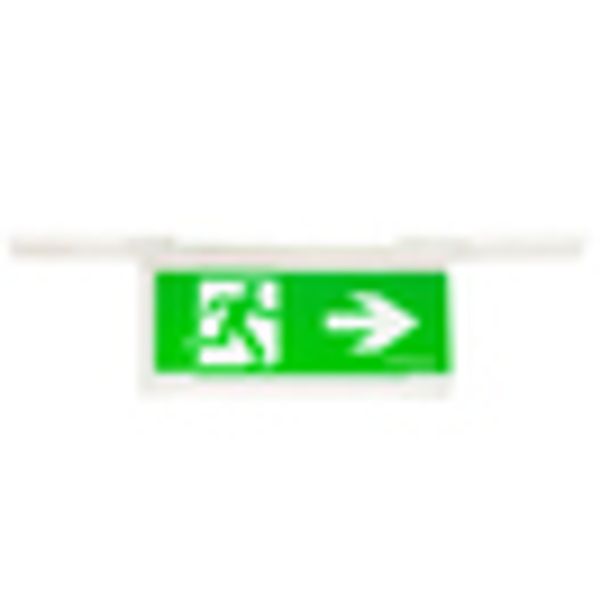 Edge for emergency luminaire Design KB incl. 4 pictos 14m image 2