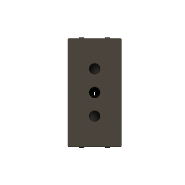N2133.1 AN Socket outlet IT P11 Anthracite - Zenit image 1