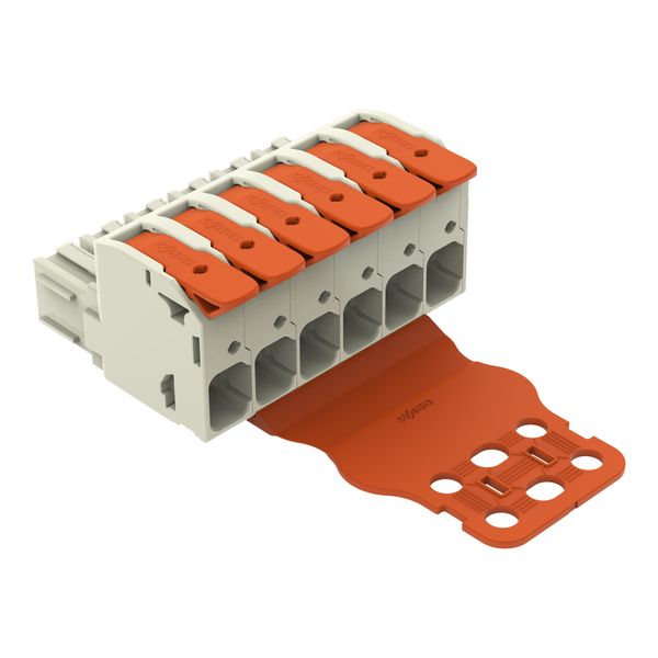 832-1106/344-000 1-conductor female connector; lever; Push-in CAGE CLAMP® image 3