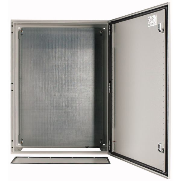 Wall enclosure with mounting plate, HxWxD=800x600x250mm image 1